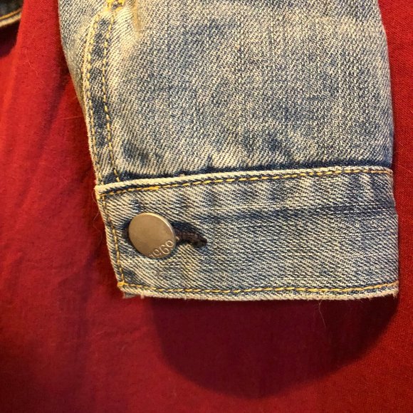 GAP WOMEN' S 1969 CLASS DISTRESSED DENIM JEAN JACKET SIZE EXTRA SMALL  XS NWOT - Picture 14 of 16